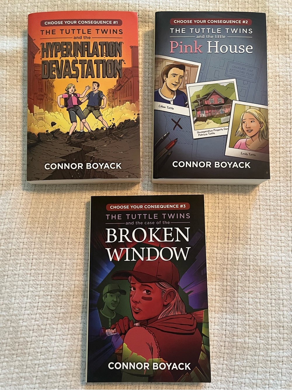 The Tuttle Twins Choose Your Consequence Books 1-3 (NEW!)